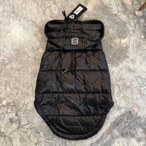 NWT Aritzia The Super Ruff Puff™ - Hi-Gloss, black (dog puffer), small